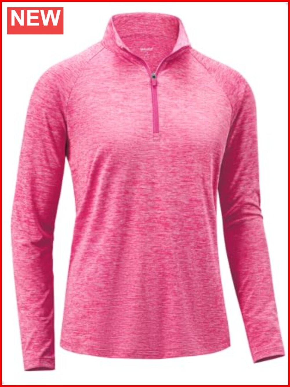 Women's Quarter Zip Pullover Long Sleeve Athletic Workout Top
